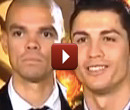 Cristiano Ronaldo e Pepe: Mensagem de Natal 2012