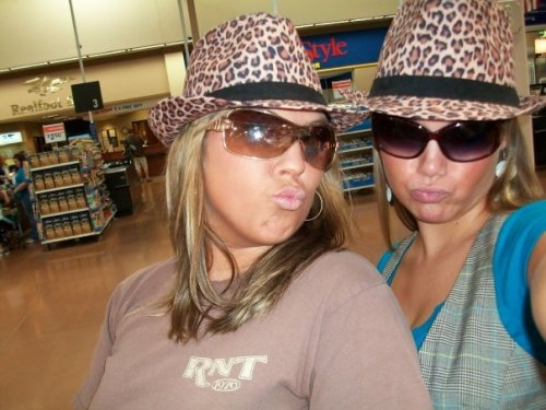 what the fuck is with these hats? and is this grocery store duckface? with sunglasses? seriously?!?