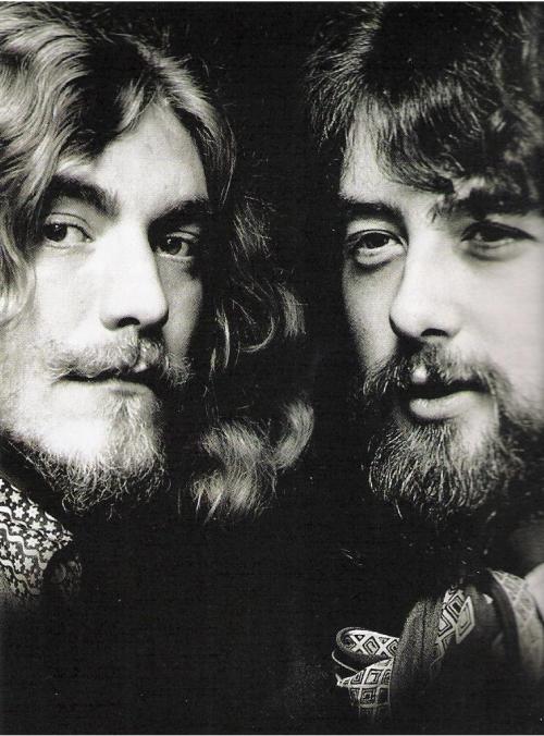 mygang:    Jimmy Page , Robert Plant    The three things I love the most in this world: Plant, Page and playoff beards.