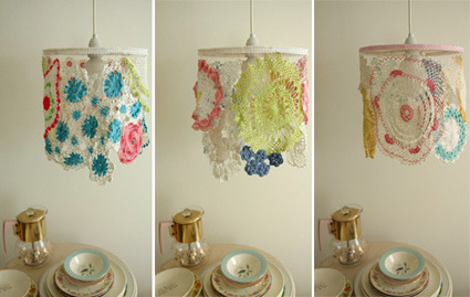 crochet lamps by NICE (by Naughty Secretary Club)