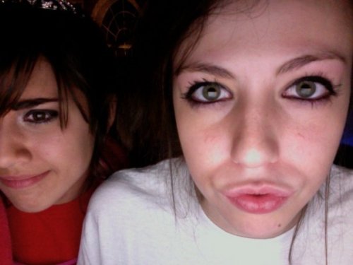 this one&#8217;s too far gone for us to help, people. any time you see a duckface this intense, you just have to walk away.