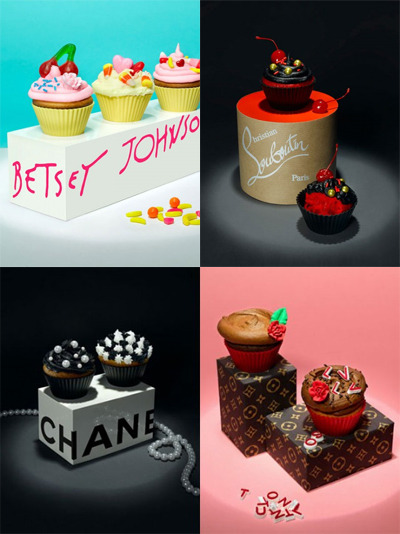 DESIGNER.CUPCAKES Betsey Johnson Christian Louboutin Chanel Louis Vuitton Wouldn&#8217;t you love to take a bite into one of those?!? They&#8217;re absolutely GORGEOUSSS -xo.GSC