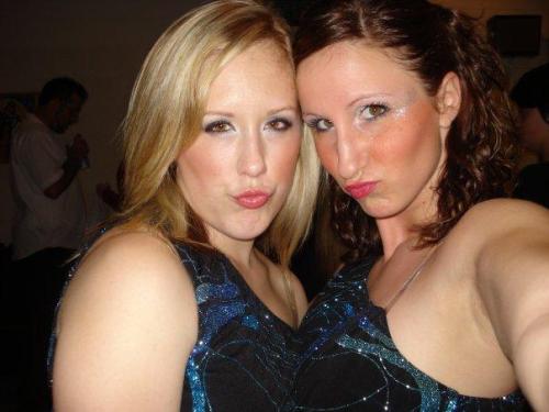 now, see, this is one of those weird ones where the chicks are actually somehow making their lips look smaller. duckface fail, ladies. duckface fail.
