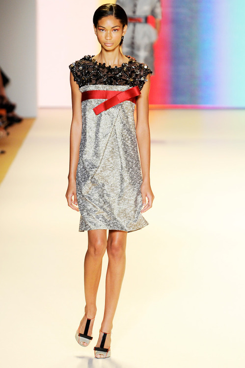 Chanel Iman | Carolina Herrera NYFW SS 2011