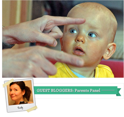 Babies communicate in a slew of different ways, but sometimes parents just can’t figure out exactly what our cries and sounds mean. Have you ever thought about teaching your Little One sign language? We asked Lucy, baby daughter of Emily of Not That You Asked…, about her experience with learning sign language. I distinctly remember the first time I signed “more” for my parents at the dinner table – I think that if I’d known the sign for “pony” I could have used it and they would have run right out and bought me one RIGHT THEN. That is how cute it apparently was.   Parents, teach your babies sign language. I mean, you don’t have to go all out or anything – I cannot think of a situation when I needed to know the sign for “fire” or “top hat” - but the basics can be so helpful. I can even be a POLITE baby when I need to be, and let me tell you, nothing gets my parents moving like me signing “more” followed by a “please.” You should see them hop up out of their chairs and giggle like idiots when I throw those two together! Also, it cuts back on my tantrums. I think that is my parents’ favorite part, actually, which is saying a lot because I am SO RIDICULOUSLYCUTE when I’m signing.   The best part is that you can totally wing it. You don’t have to have a copy of the American Sign Language Handbook or access to a baby sign language video. My parents taught me to just tap my diaper when I’m ready for a new one and IT ACTUALLY WORKS. Of course, I still throw a tantrum if it isn’t a Huggies shaped-to-fit diaper. (I’m no fool.) (via ParentDish)
