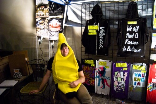 ofconfidence-: He would be a banana.  i really want that hoodie with &#8216;we all need a reason to believe&#8217; on it