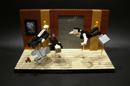 zerogravitydrop: taketwotwiceaday: Inception in Lego. THERE’S EVEN A MINI-POSTER!