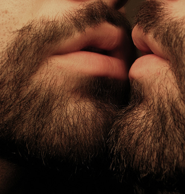 Hairy Guys Kissing 35