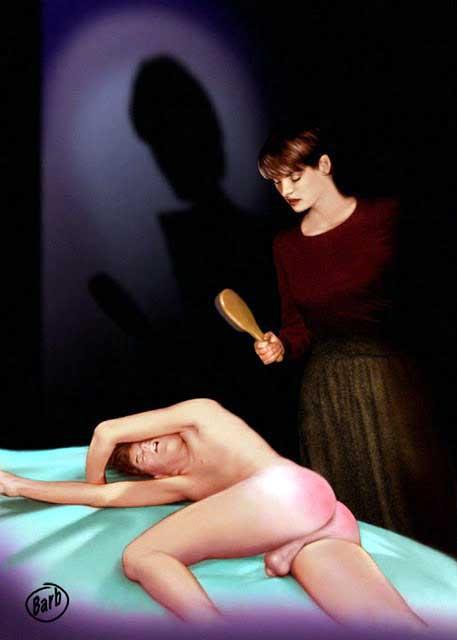 Female led relationship spanking punishment strict