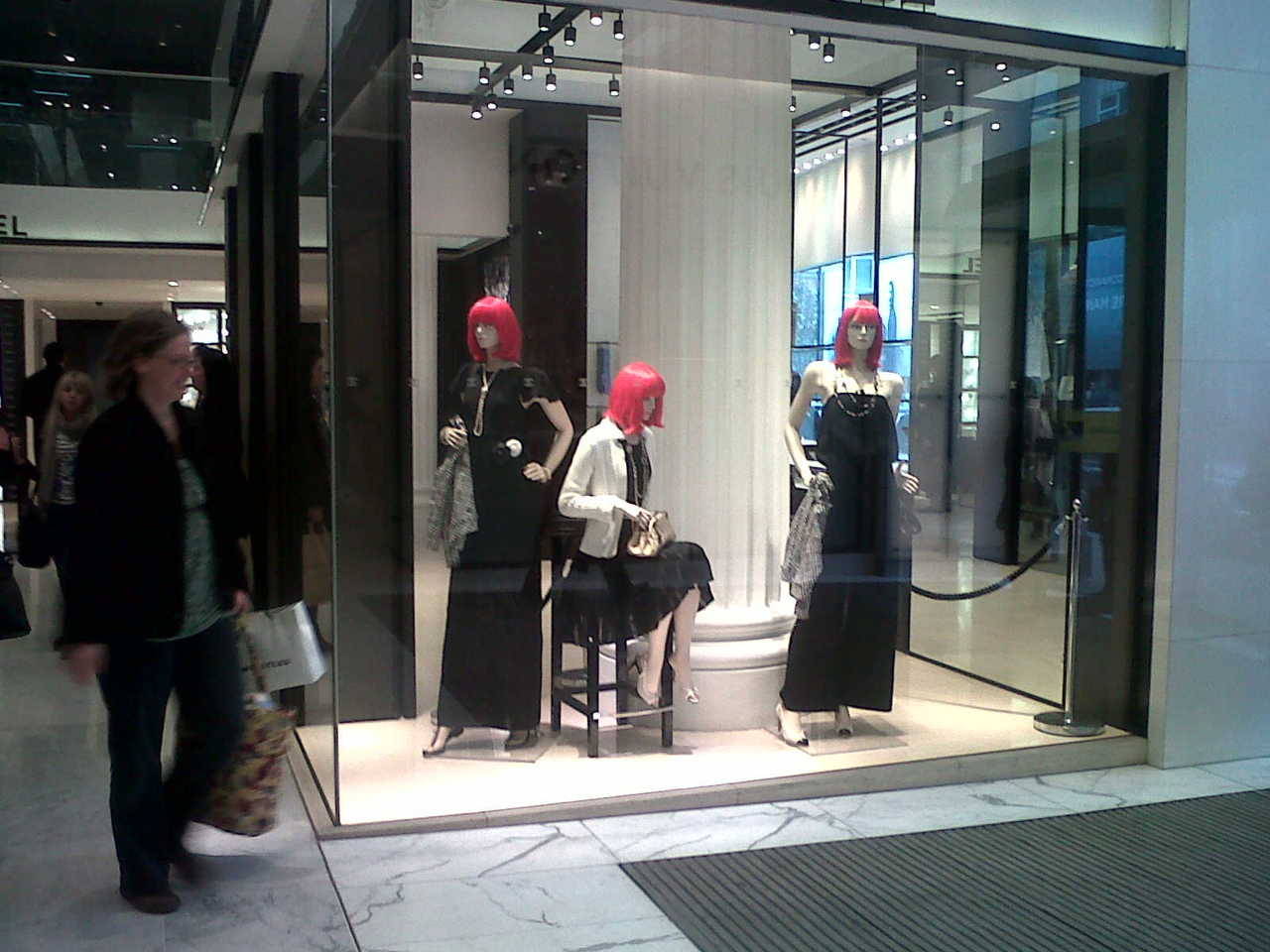 Rihanna was the first person I thought of while I was at Selfridges, London outside Chanel on Wednesday lol