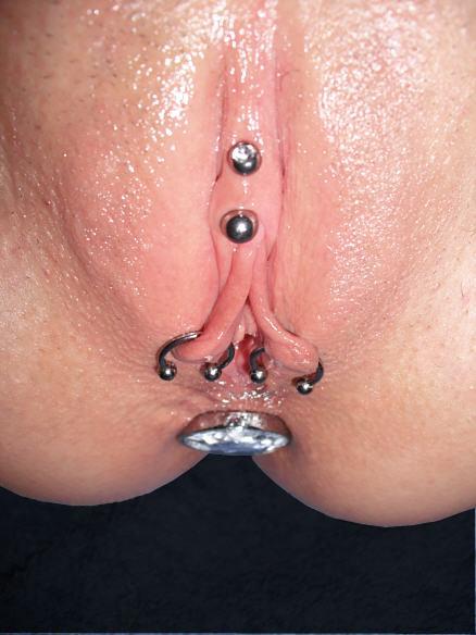 pierced pussy and anal plugged