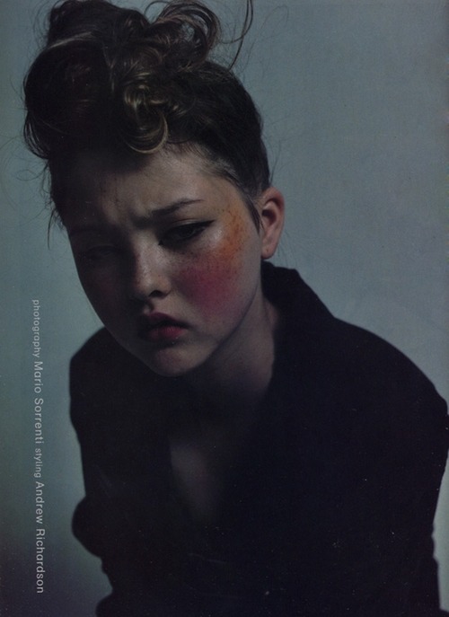 zarahlee: The Face, October 2009 - ‘Turn The Dark On’Photographer: Mario SorrentiModel :Devon Aoki 
