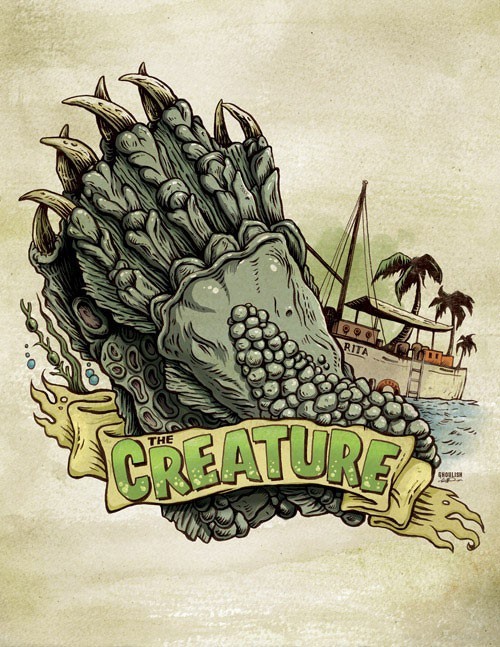 Creature from the black lagoon model kit