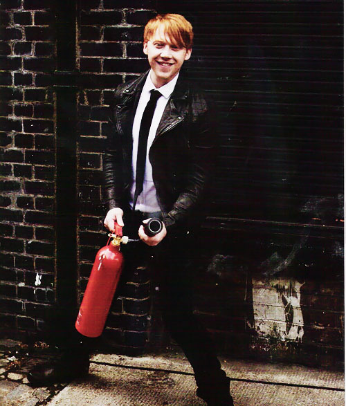 heartrupertgrint: Oh, you can spray all over me, mr. Grint. Dirty. Sorry. 