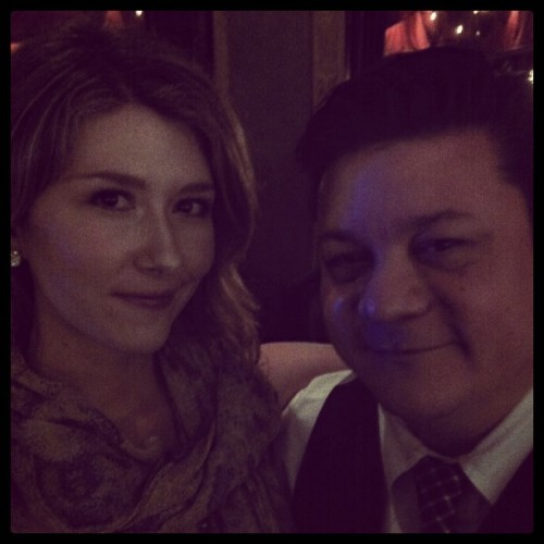 Of course, hanging w/ pals who are hanging with Jewel Staite. p.s. She&#8217;s lovely.  (Taken with Instagram at Nobu - San Diego)