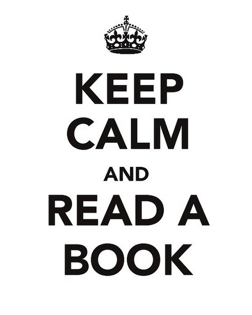 keep calm and read a book [helloiamprince.com]