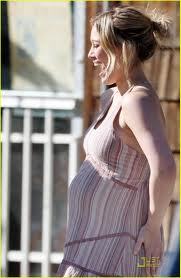 Hilary duff is have bump
