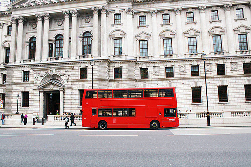Red Bus. (by theseyoungarchies) 