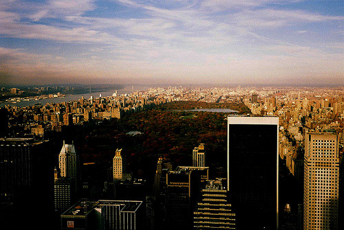 View of Central Park from the Rockefeller (by Anatoleya) 