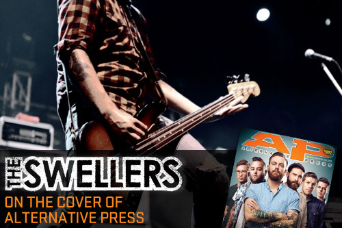 fueledbyramen: The Swellers: Alternative Press Cover Nick Diener of The Swellers is on the cover of next issue of Alternative Press. The cover includes the bands from the Fall 2011 AP Tour. Check out the cover HERE! 