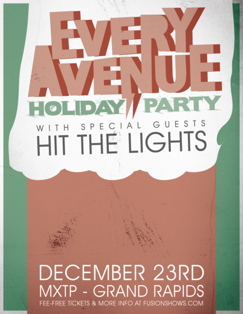 Every Avenue(@everyavenue)&#8217;s holiday party show with special guests, Hit The Lights!