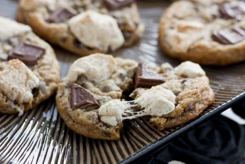 thecakebar: S’mores Cookies! (recipe) 