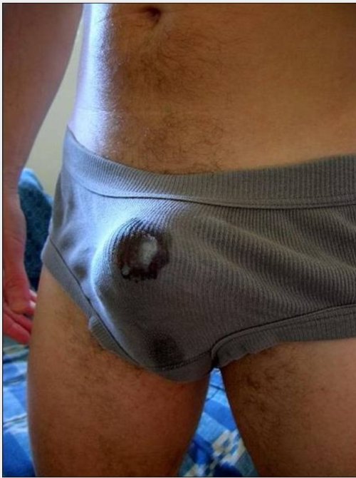 Underwear pre cum in What Is