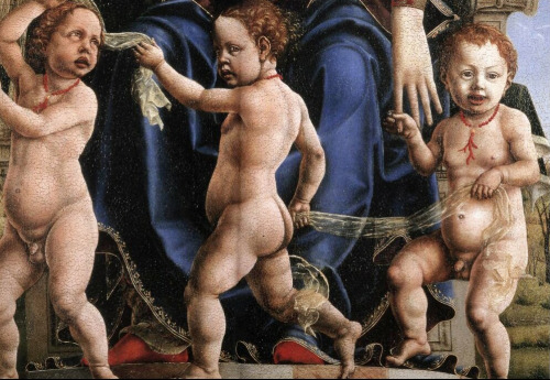 Terpsichore, Cosimo Tura (detail) All the single babies, all the single babies!
