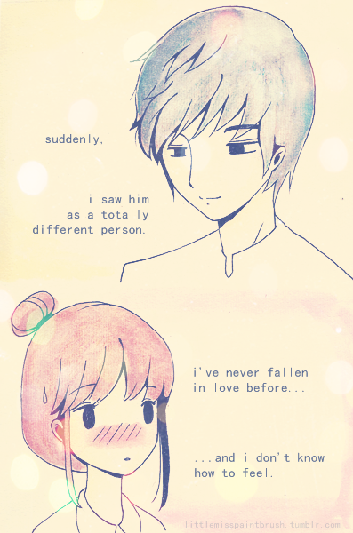 falling in love for the first time. with a friend. O_O
maybe i read too much kare kano. or maybe not. :\
i actually forgot how to use watercolor pencils. fail
