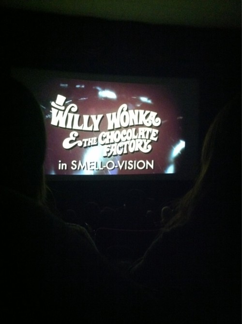 Willy Wonka and the Chocolate Factory in Smell-o-Vision SIFF does this once a year and I finally made it! I wish more of my Sunday afternoons were spent like this. photo by Jessica Agi