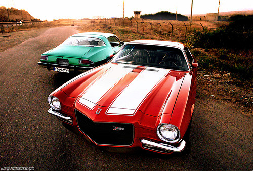 automotivated: Chevrolet Camaro 1971 &amp; 1976 (by Alireza Behpour) 