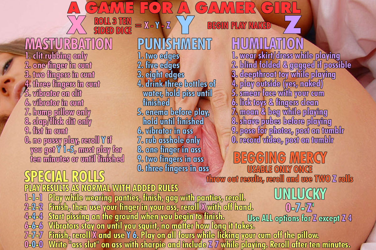 Masturbation Dice Game Collage Porn Video
