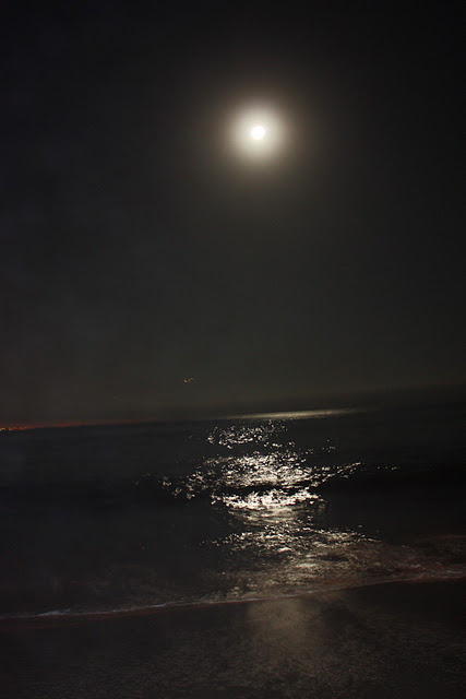 Ocean at night, Aesthetic nature, Into the night