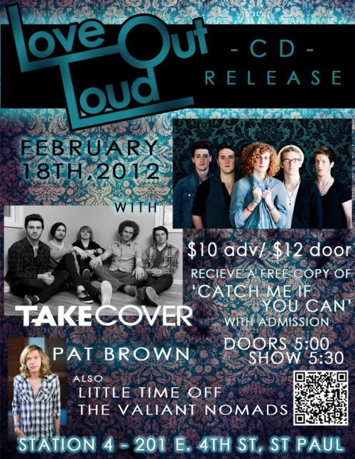 Fans in the Minnesota area! Be sure to check out this show with Love Out Loud(@loveoutloudmn), Take Cover(@takecovermusic), and Pat Brown(@thepatbrown)!