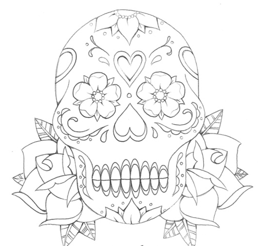 calacas coloring pages - photo #12