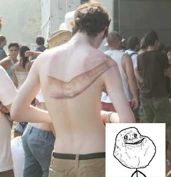 Forever Alone gets a tattoo