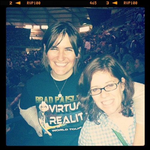 Sarah and I at the Band Perry and Brad Paisley concert.