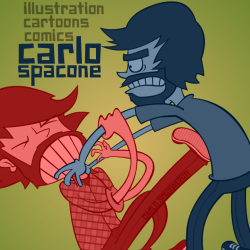 Carlo Spacone I art things. Cartoons, illustrations, and comics, mostly, but I also dabble in graphic design and animation.  