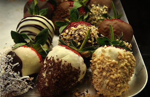 Erdbeeren Mit Schokolade überzogen — Rezepte Suchen
