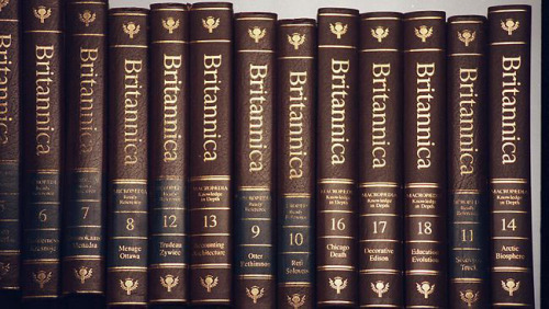 thedailyfeed: This is all your fault, Wikipedia! After 244 years, the Encyclopedia Britannica will go out of print and continue digital editions online.  “Britannica was one of the first companies to really feel the full impact of technology, maybe 20 years ago, and we have been adapting to it, though it is very difficult at times,” Jorge Cauz, president of Encyclopaedia Britannica Inc., told Reuters. The company will keep selling its physical volumes until the current stock of about 4,000 sets runs out. It is the end of an era. 