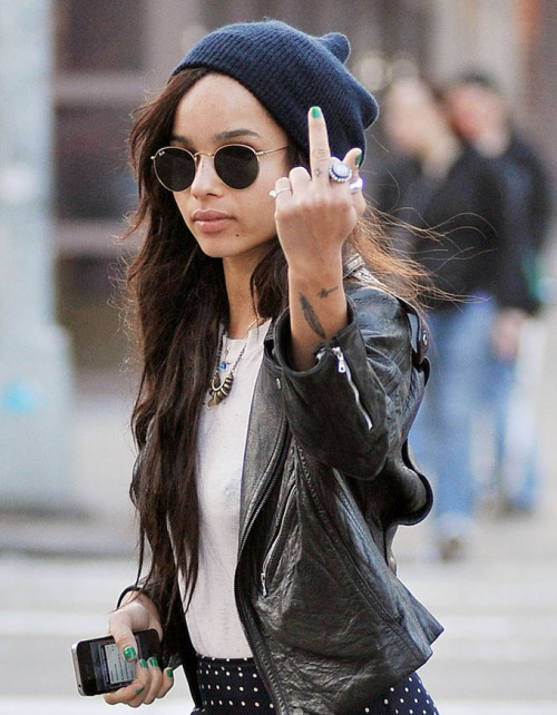chiarawho: Zoe Kravitz out in NYC, March 19th love her 