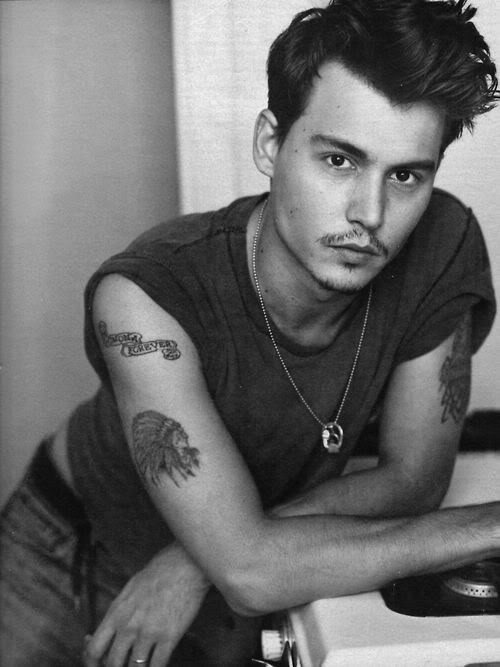 This is a very handsome man. Johnny Depp