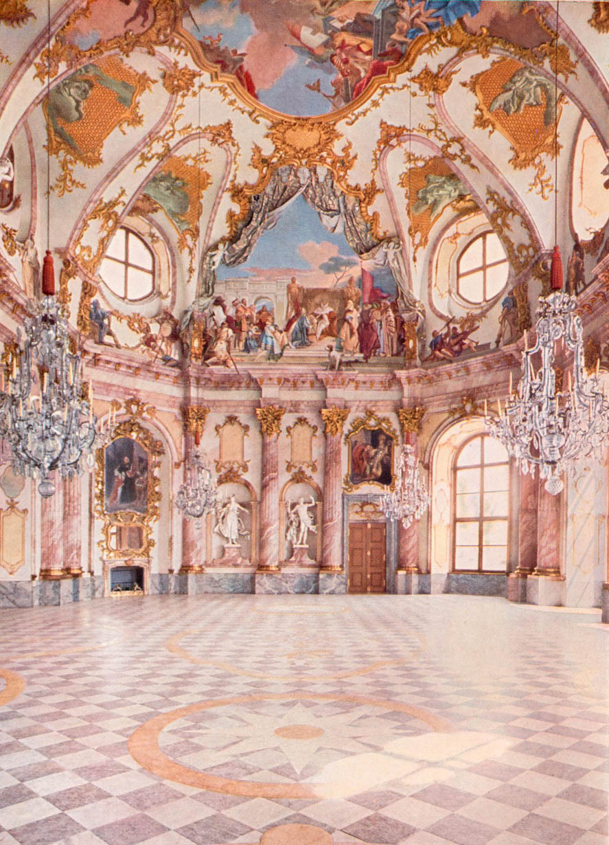 Rococo architecture and interiors on Pinterest | Rococo, Church and Palaces