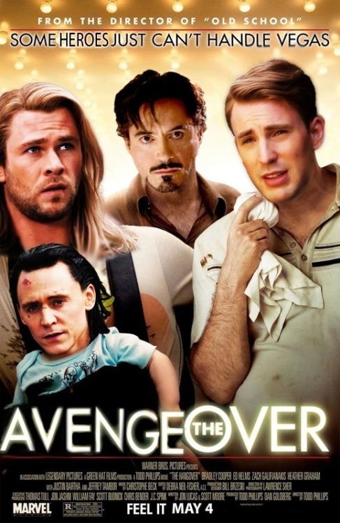 belkining: After defeating Loki and turning him into a travel-sized baby, the Avengers celebrate with a trip to Vegas. But after an all-night marathon of partying and drinking, the gang wake up to find themselves disoriented and with no recollection of what happened last night. And they have no idea where Bruce Banner is. The Avengeover - Some Heroes Just Can’t Handle Vegas 