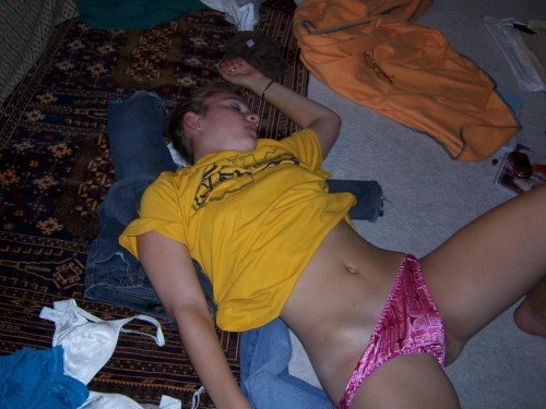 Passed Out No Panties 63