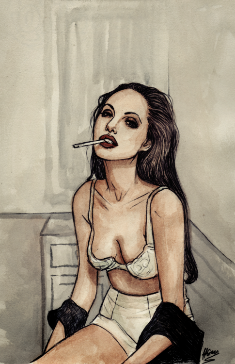 dollychops: Angelina Jolie (requested) 