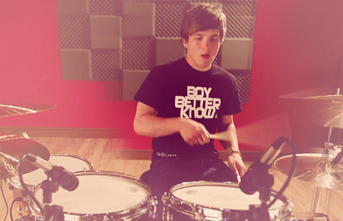 those-5-boys-on-the-stairs: I love this boy. He’s more than just there drummer. He’s a part of them &lt;3 