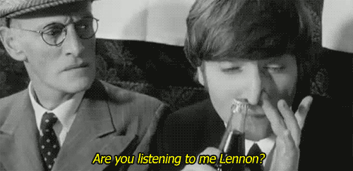 Funny John Lennon&#160;! :) 