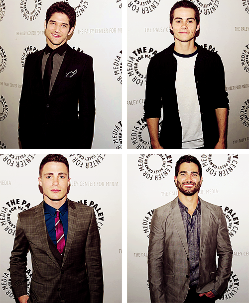 mtv: The boys of Teen Wolf at last week’s premiere event in Los Angeles. 