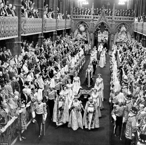 The Coronation of Queen Elizabeth II, 1953.